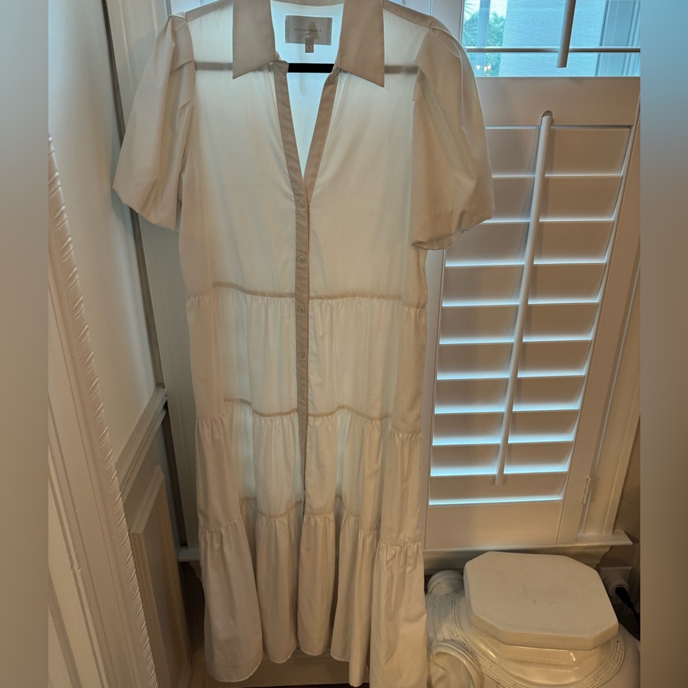 Brochu walker Havana dress white